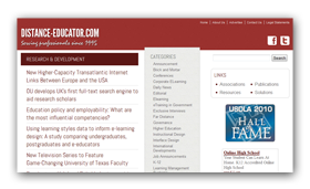 Featured Client: Distance Educator